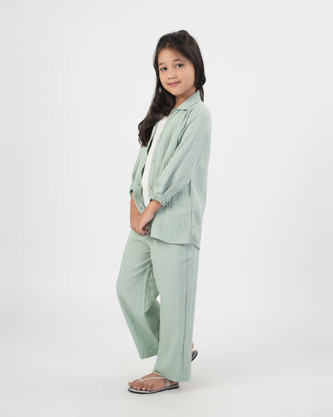 Girls' Plain Fusion 2pc Suit
