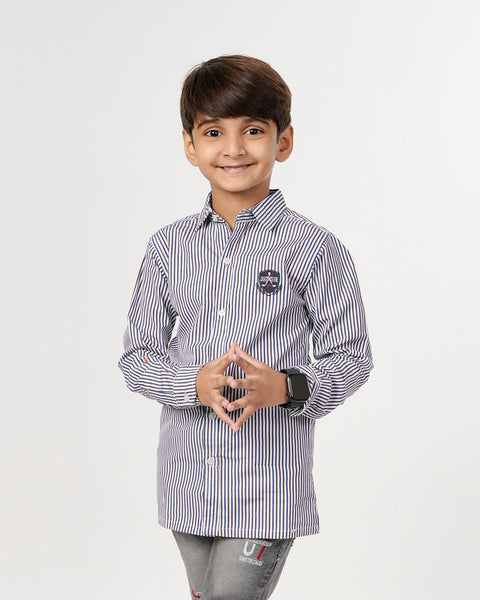 Eminent Boys Full Sleeves Casual Shirt - Navy Blue, Boys Shirts, Eminent, Chase Value