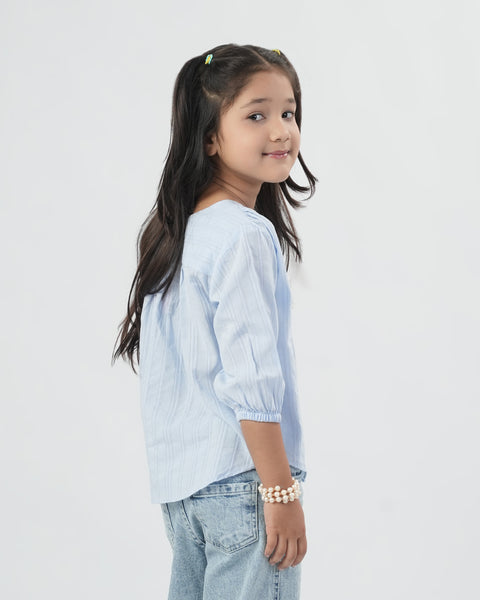 Girls' Full Sleeves Top