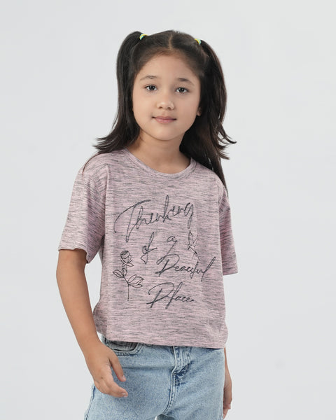 Girls' Half Sleeves T-Shirt