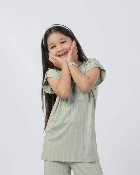 Eminent Girls Co-Ord Set - Green