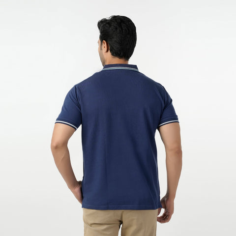 Eminent Men's Polo Half Sleeves T-Shirt - Navy Blue, Men's T-Shirts & Polos, Eminent, Chase Value