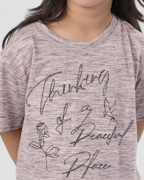 Girls' Half Sleeves T-Shirt