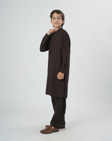 Boy's Plain Shalwar Kameez