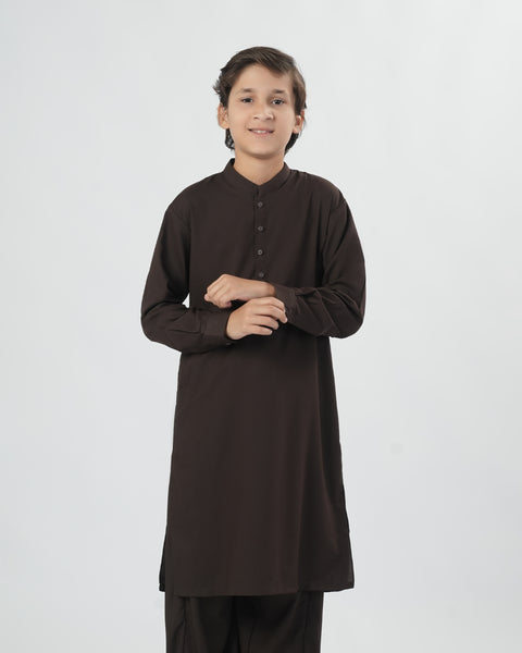 Boy's Plain Shalwar Kameez