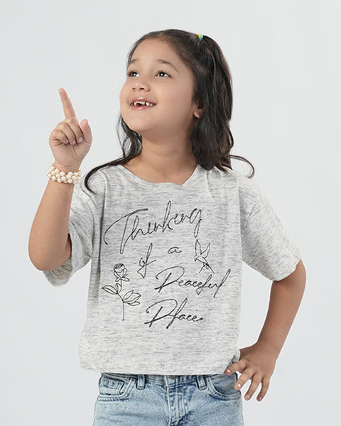 Girls' Half Sleeves T-Shirt