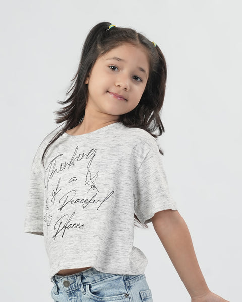 Girls' Half Sleeves T-Shirt