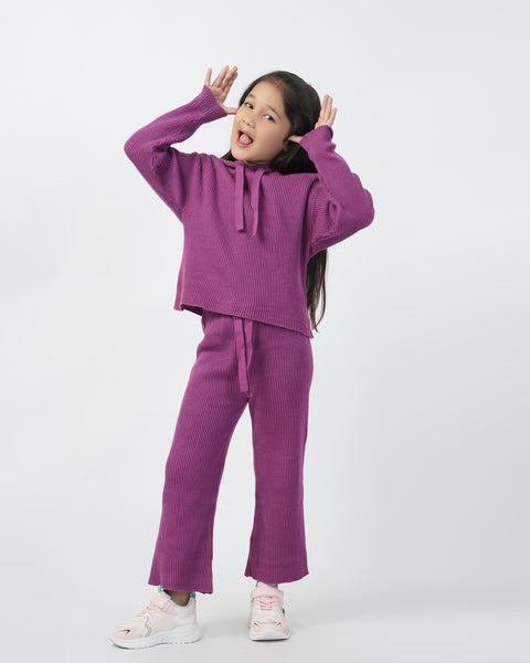 Eminent Girls Co-Ord Set - Purple