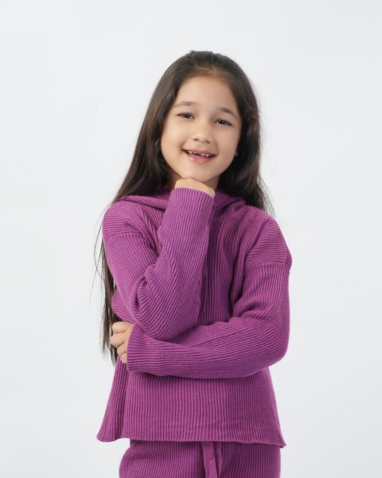Eminent Girls Co-Ord Set - Purple