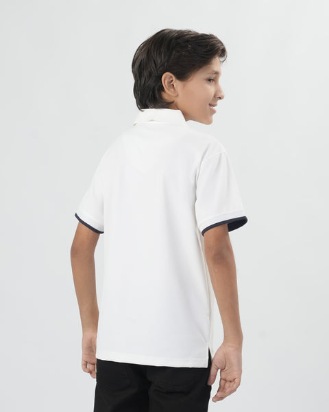 Boys' Half Sleeves Polo T-Shirt