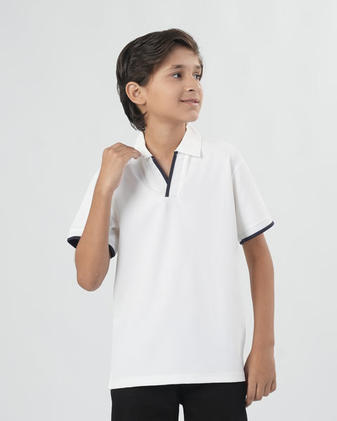 Boys' Half Sleeves Polo T-Shirt