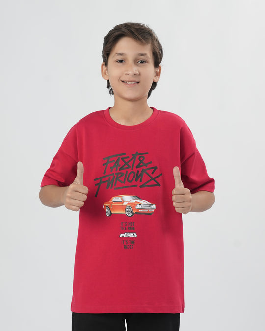 Boys Round Neck T-Shirt