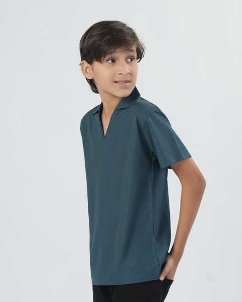 Boys' Half Sleeves Polo T-Shirt