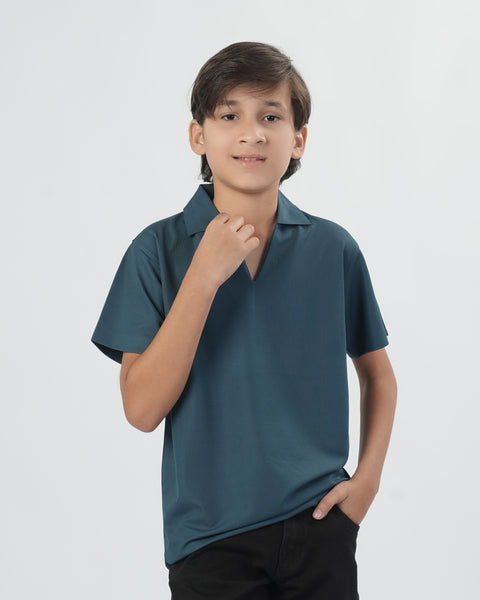 Boys' Half Sleeves Polo T-Shirt