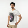 Eminent Men's Round Neck Half Sleeves Printed T-Shirt - Off White, Men's T-Shirts & Polos, Eminent, Chase Value