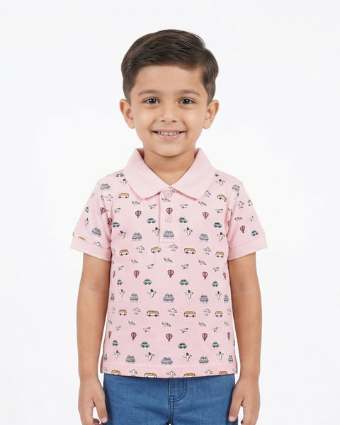 Boys' Polo Half Sleeves T-Shirt