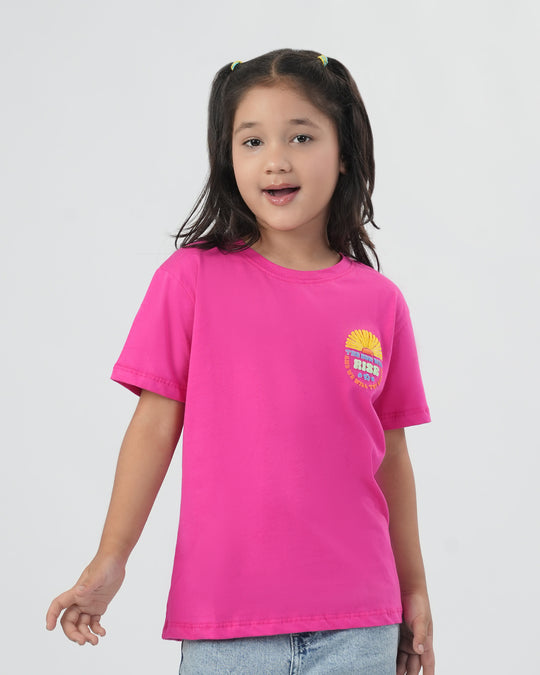 Girls' Half Sleeves T-Shirt