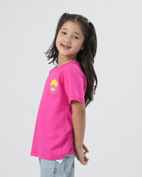 Girls' Half Sleeves T-Shirt