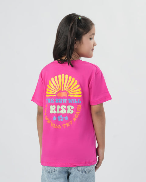 Girls' Half Sleeves T-Shirt