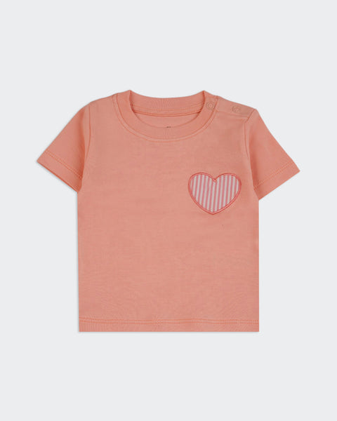 Newborn Girls Interlock T-Shirt