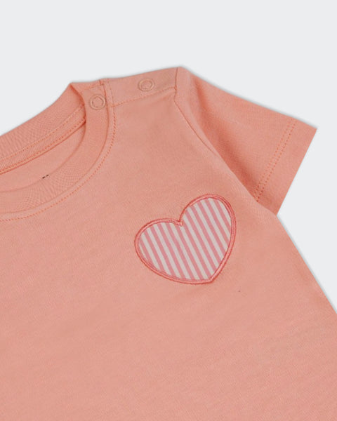 Newborn Girls Interlock T-Shirt
