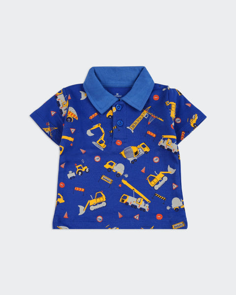 Newborn Boys Interlock Co-Ord Set