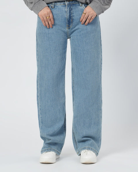 Eminent Women's Straight Fit Denim Pant