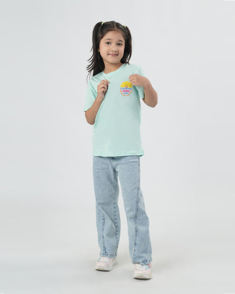 Girls' Half Sleeves T-Shirt