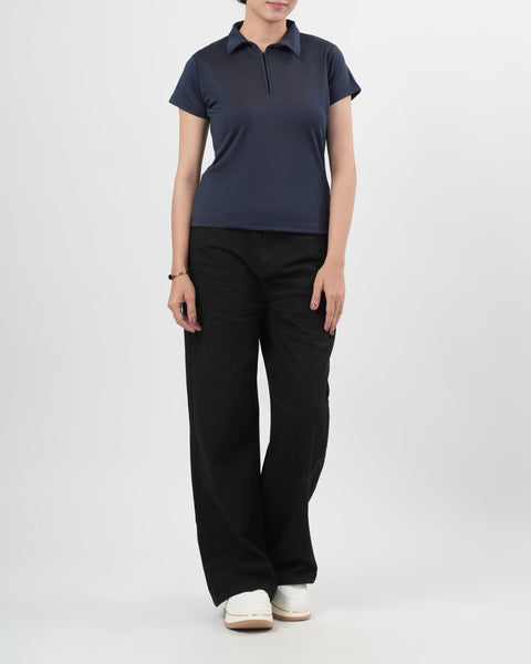 Women's Solid Dry-Fit T-Shirt