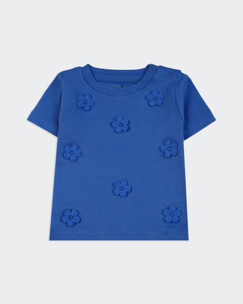 Newborn Girls Interlock T-Shirt
