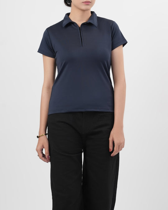 Women's Solid Dry-Fit T-Shirt