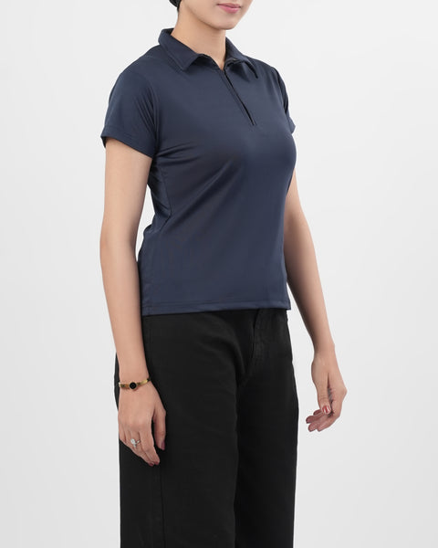 Women's Solid Dry-Fit T-Shirt