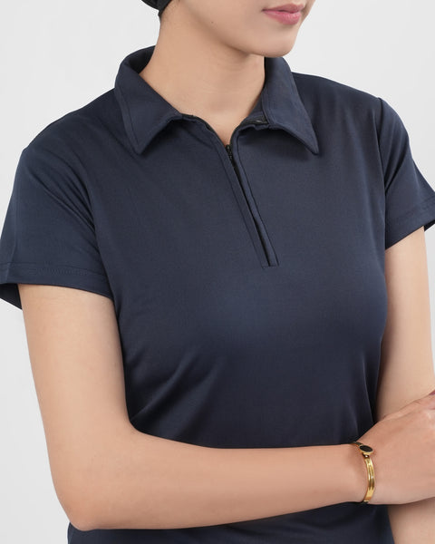 Women's Solid Dry-Fit T-Shirt