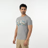 Eminent Men's Round Neck Half Sleeves Printed T-Shirt - Frost Grey, Men's T-Shirts & Polos, Eminent, Chase Value