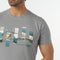 Eminent Men's Round Neck Half Sleeves Printed T-Shirt - Frost Grey, Men's T-Shirts & Polos, Eminent, Chase Value