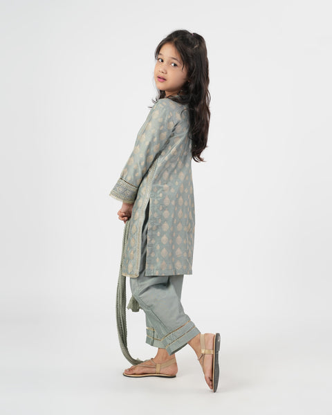 Girls' Signature Embroidered 3Pc Suit