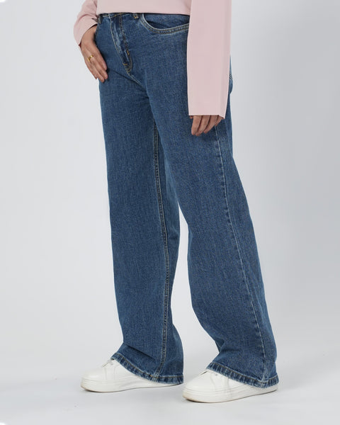Eminent Women's Straight Fit Denim Pant