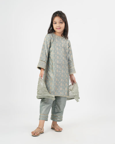 Girls' Signature Embroidered 3Pc Suit