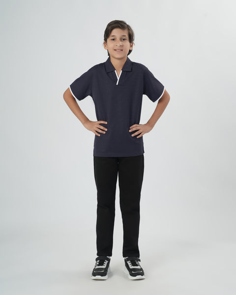 Boys' Half Sleeves Polo T-Shirt