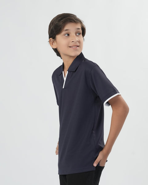 Boys' Half Sleeves Polo T-Shirt