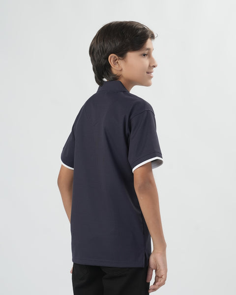 Boys' Half Sleeves Polo T-Shirt