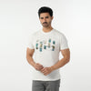 Eminent Men's Round Neck Half Sleeves Printed T-Shirt - Off White, Men's T-Shirts & Polos, Eminent, Chase Value