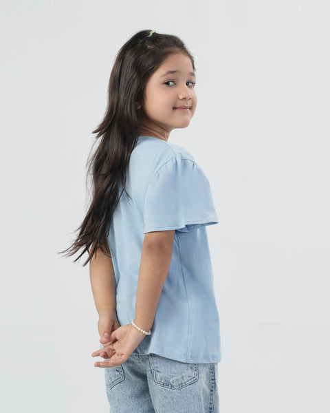 Girls' Half Sleeves T-Shirt