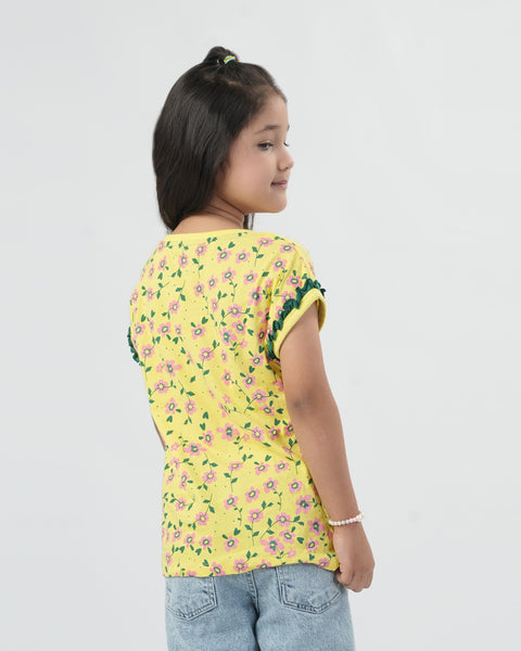 Girls' Half Sleeves T-Shirt