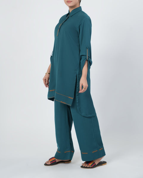 Eminent Women's Twill Dyed 2Pcs Suit