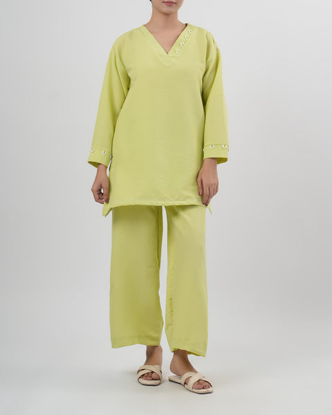 Women's Dyed 2Pcs Suit