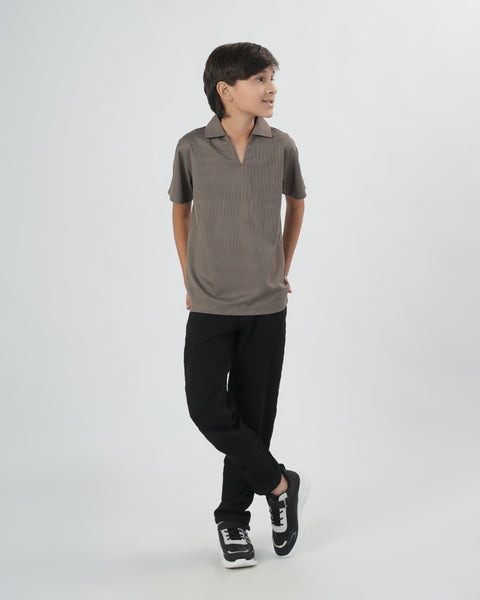 Boys' Half Sleeves Polo T-Shirt