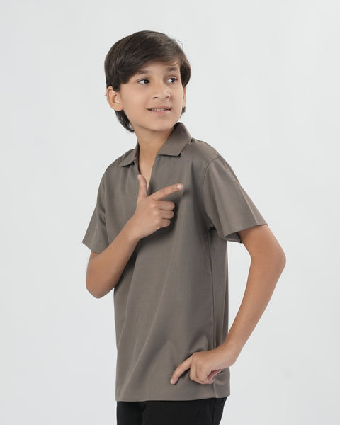 Boys' Half Sleeves Polo T-Shirt