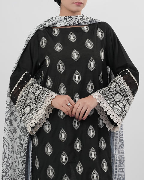 Women’s Embroidered Signature 3 Pcs Suit