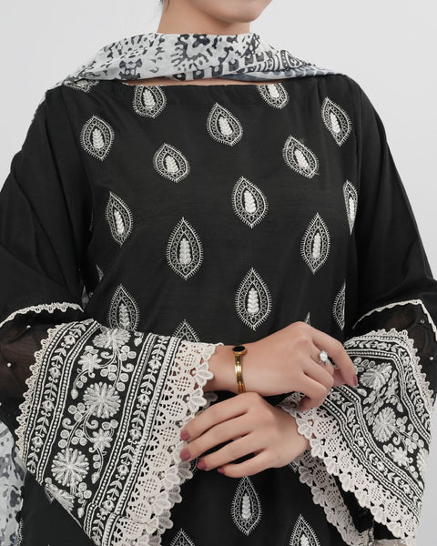 Women’s Embroidered Signature 3 Pcs Suit